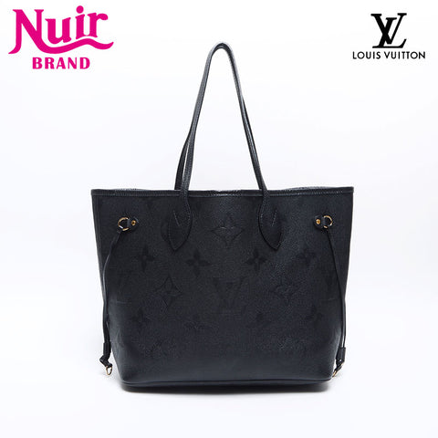 LOUIS VUITTON 2020 Monogram Empreinte Giant Leather Tote Bag black WS14214