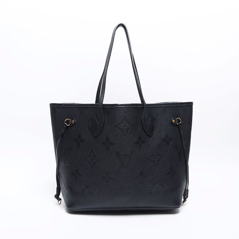 LOUIS VUITTON 2020 Monogram Empreinte Giant Leather Tote Bag black WS14214