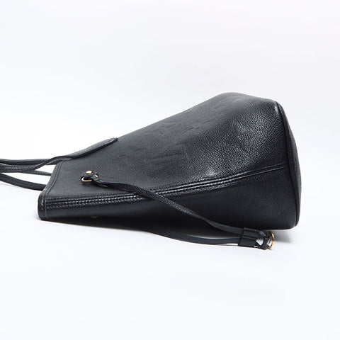 LOUIS VUITTON 2020 Monogram Empreinte Giant Leather Tote Bag black WS14214