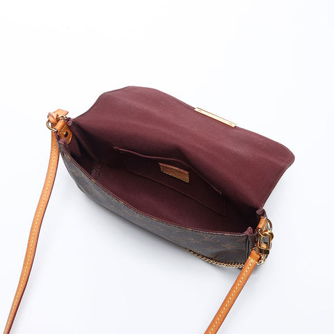 LOUIS VUITTON Vuitton Favorite MM 2017 Shoulder Bag Brown WS14216