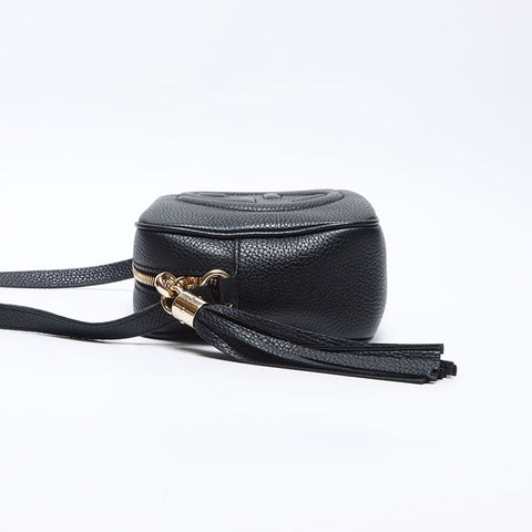グッチ GUCCI ソーホー フリンジ カメラバッグ ショルダーバッグ ブラック WS14218