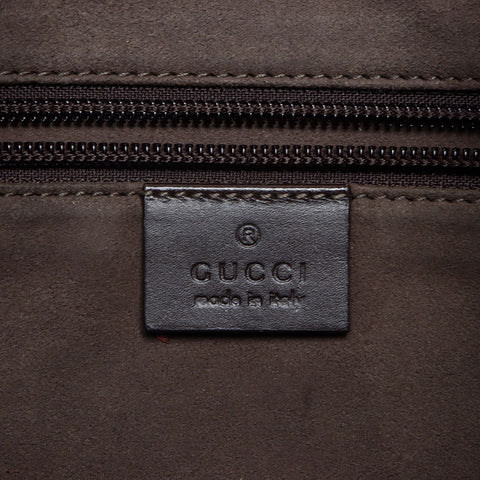 グッチ GUCCI GG スプリーム PVC ショルダーバッグ ブラウン WS14221