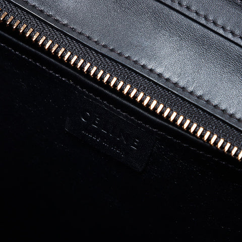 CELINE Luggage Nano Leather 2way 2016 Handbag white WS14222