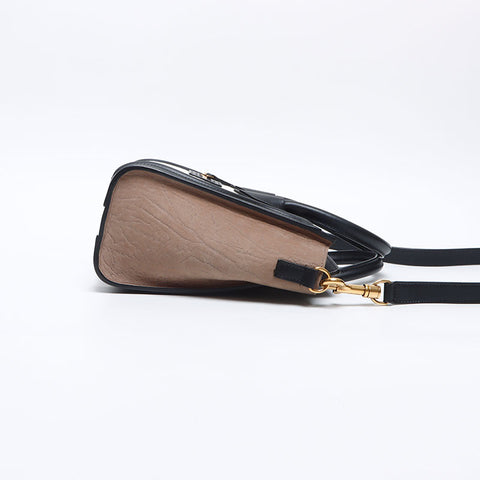 CELINE Luggage Nano Leather 2way 2016 Handbag white WS14222