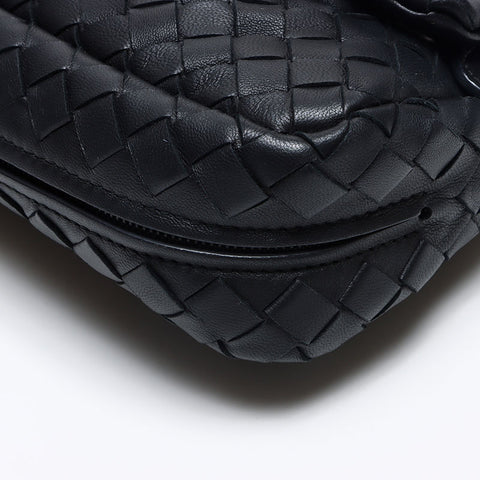 ボッテガヴェネタ BOTTEGAVENETA オリンピア チェーン スモール ショルダーバッグ ブラック WS14223