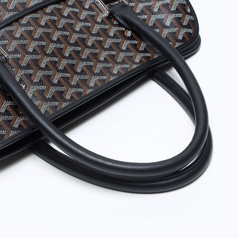 ゴヤール GOYARD 2way ブルゴーニュ ショルダーバッグ ブラック WS14228