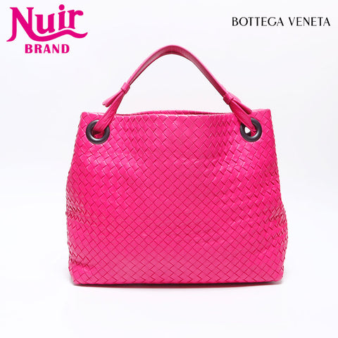 ボッテガヴェネタ BOTTEGAVENETA イントレチャート チェスタ ショルダーバッグ ピンク WS14231