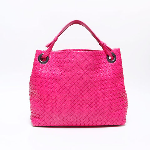 ボッテガヴェネタ BOTTEGAVENETA イントレチャート チェスタ ショルダーバッグ ピンク WS14231