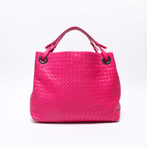 ボッテガヴェネタ BOTTEGAVENETA イントレチャート チェスタ ショルダーバッグ ピンク WS14231