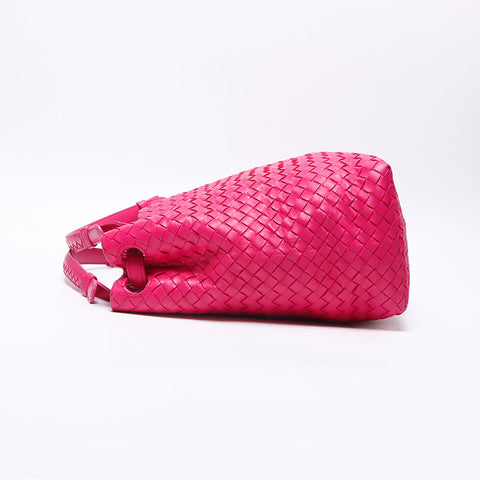 ボッテガヴェネタ BOTTEGAVENETA イントレチャート チェスタ ショルダーバッグ ピンク WS14231