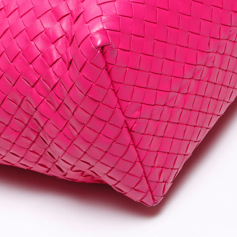 ボッテガヴェネタ BOTTEGAVENETA イントレチャート チェスタ ショルダーバッグ ピンク WS14231