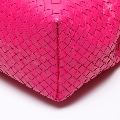 ボッテガヴェネタ BOTTEGAVENETA イントレチャート チェスタ ショルダーバッグ ピンク WS14231