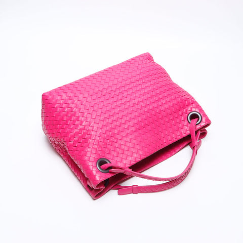 ボッテガヴェネタ BOTTEGAVENETA イントレチャート チェスタ ショルダーバッグ ピンク WS14231