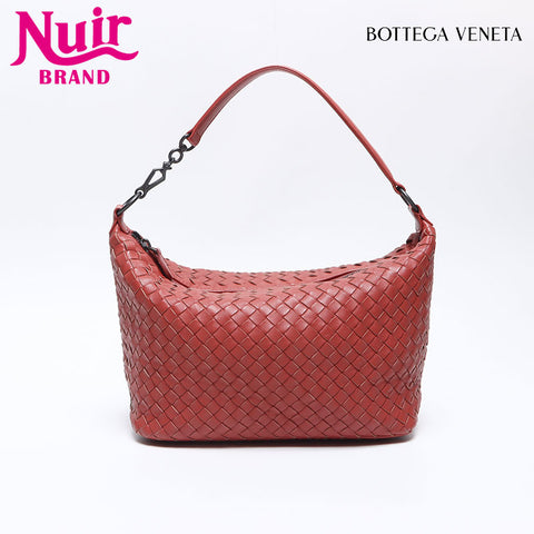 ボッテガヴェネタ BOTTEGAVENETA イントレチャート ショルダーバッグ ブラウン WS14232