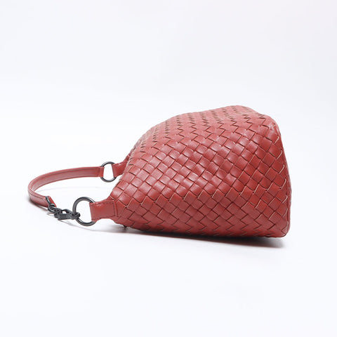 BOTTEGAVENETA INTRECCIATO Shoulder Bag Brown WS14232
