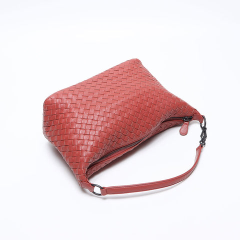ボッテガヴェネタ BOTTEGAVENETA イントレチャート ショルダーバッグ ブラウン WS14232