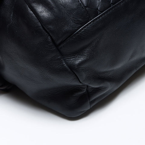 ボッテガヴェネタ BOTTEGAVENETA イントレチャート ウエストバッグ ブラック WS14233