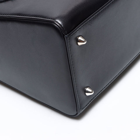 クリスチャンディオール Christian Dior カーフスキン レディディオール 2way ショルダーバッグ ブラック WS14236
