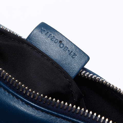 Christian Dior Oblique leather body bag Waist bag blue WS14237