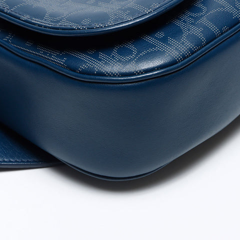 Christian Dior Oblique leather body bag Waist bag blue WS14237