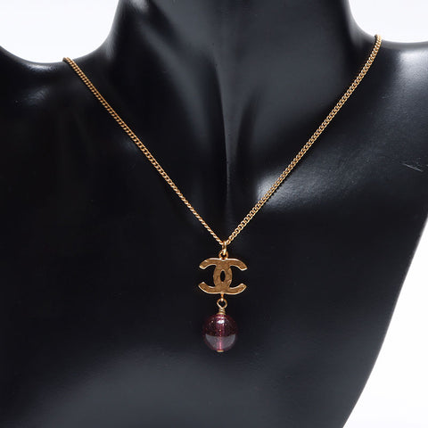 CHANEL COCO Mark B12A 2012 Necklace gold WS14245