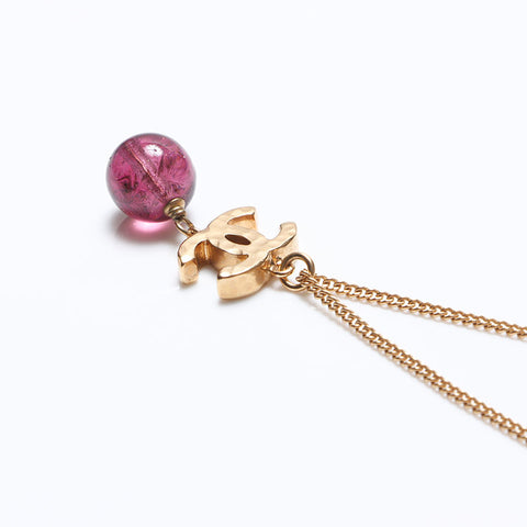 CHANEL COCO Mark B12A 2012 Necklace gold WS14245