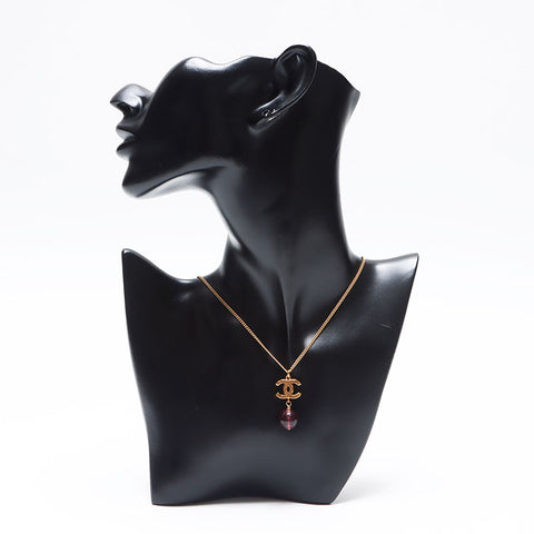 CHANEL COCO Mark B12A 2012 Necklace gold WS14245