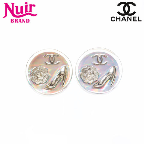 シャネル CHANEL 97P 1997 ココマーク アイコンモチーフ イヤリング シルバー WS14247