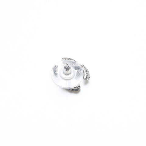 シャネル CHANEL 14P 2014 ミニ ココマーク ラインストーン ピアス シルバー WS14251