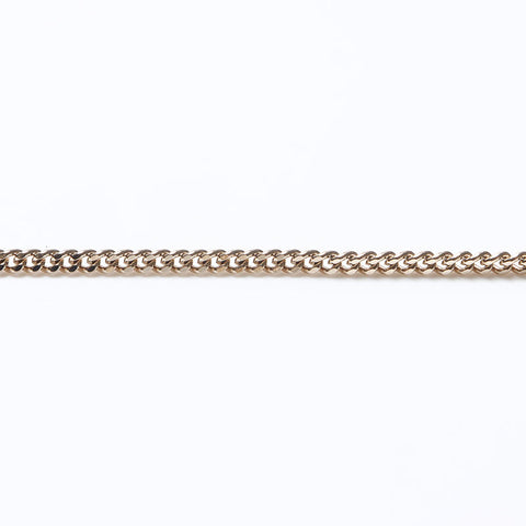 CHANEL 05P Big COCO Mark Border Necklace Silver WS14252