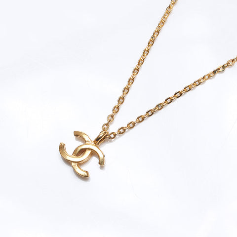 シャネル CHANEL ミニ ココマーク ネックレス ゴールド WS14253