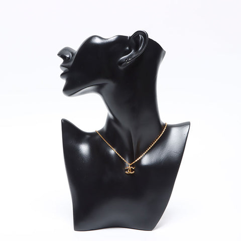CHANEL Mini COCO Mark Necklace gold WS14253