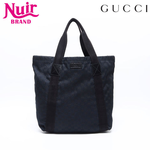 GUCCI GG canvas Tote Bag black WS14258