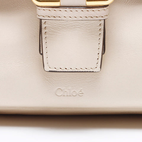 Chloe Camera Shining Leather 2024-2025s 2way Umhängetasche weiß WS14259