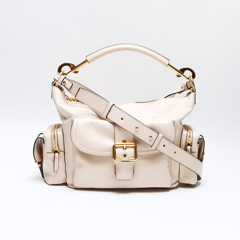 Chloe Camera Shining Leather 2024-2025s 2way Umhängetasche weiß WS14259