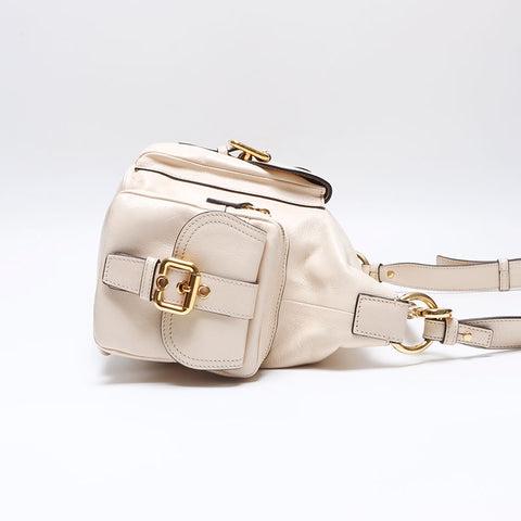 Chloe Camera Shining Leather 2024-2025s 2way Umhängetasche weiß WS14259