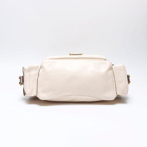 Chloe Camera Shining Leather 2024-2025s 2way Umhängetasche weiß WS14259