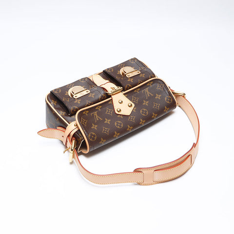 ルイ・ヴィトン LOUIS VUITTON 2007年製 モノグラム ハドソン PM ショルダーバッグ ブラウン WS14260