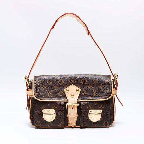 ルイ・ヴィトン LOUIS VUITTON 2007年製 モノグラム ハドソン PM ショルダーバッグ ブラウン WS14260