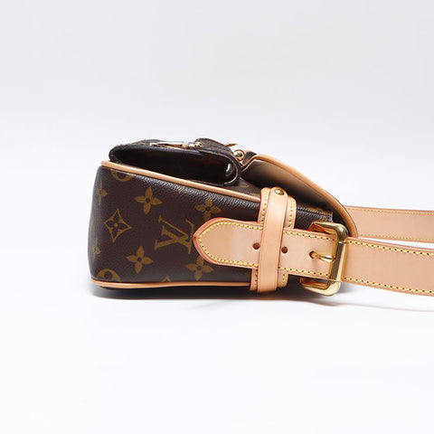 ルイ・ヴィトン LOUIS VUITTON 2007年製 モノグラム ハドソン PM ショルダーバッグ ブラウン WS14260