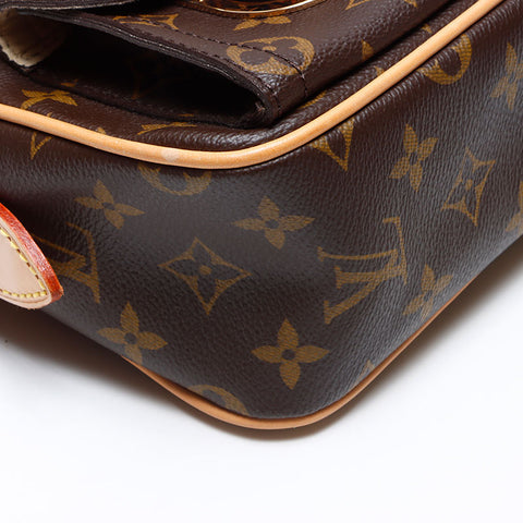 ルイ・ヴィトン LOUIS VUITTON 2007年製 モノグラム ハドソン PM ショルダーバッグ ブラウン WS14260