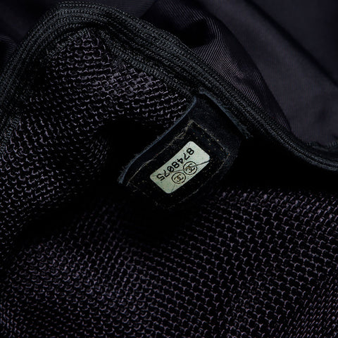 シャネル CHANEL 2003-2004 スポーツライン ナイロン メッセンジャーバッグ ショルダーバッグ ブラック WS14262