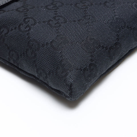 GUCCI GG canvas body bag Waist bag black WS14266