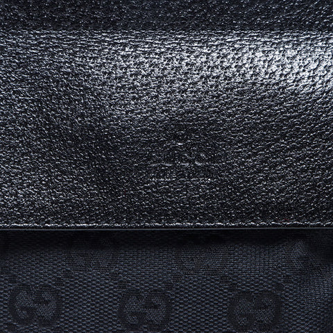 GUCCI GG canvas body bag Waist bag black WS14266