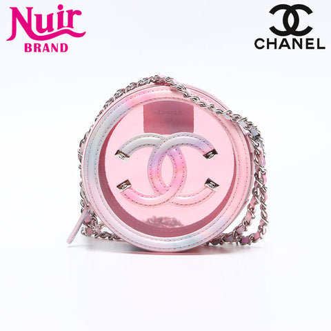 シャネル CHANEL CC フィリグリー ラウンド ミニ ココマーク 29番台 2020-2021 ショルダーバッグ ピンク WS14268