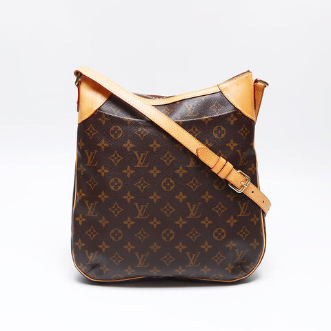 ルイ・ヴィトン LOUIS VUITTON オデオン MM モノグラム 2010年製 ショルダーバッグ ブラウン WS14273