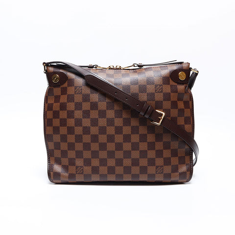 ルイ・ヴィトン LOUIS VUITTON ダミエ ドゥオモ 2015年製 ショルダーバッグ ブラウン WS14274