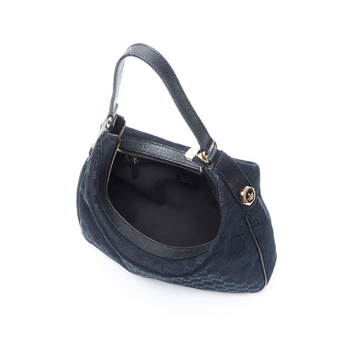 グッチ GUCCI GG キャンバス ショルダーバッグ ブラック WS14276