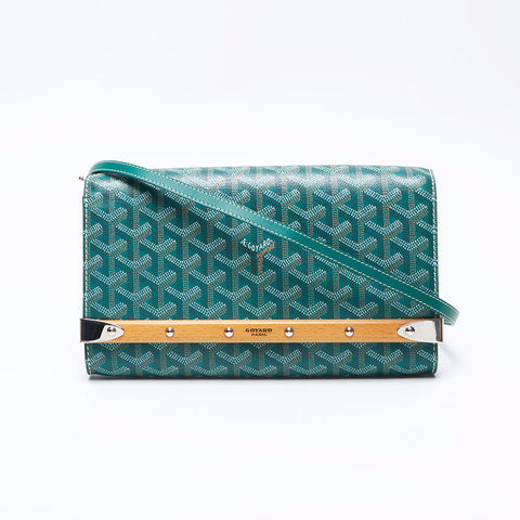 ゴヤール GOYARD モンカルロ ショルダーバッグ グリーン WS14277