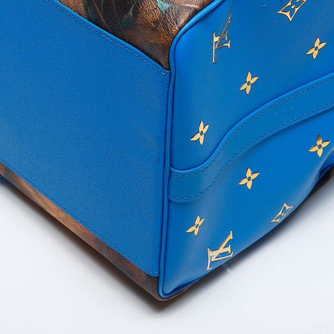 LOUIS VUITTON Masters Collection Keepall Bandouliere 50 Rubens Boston bag blue WS14278